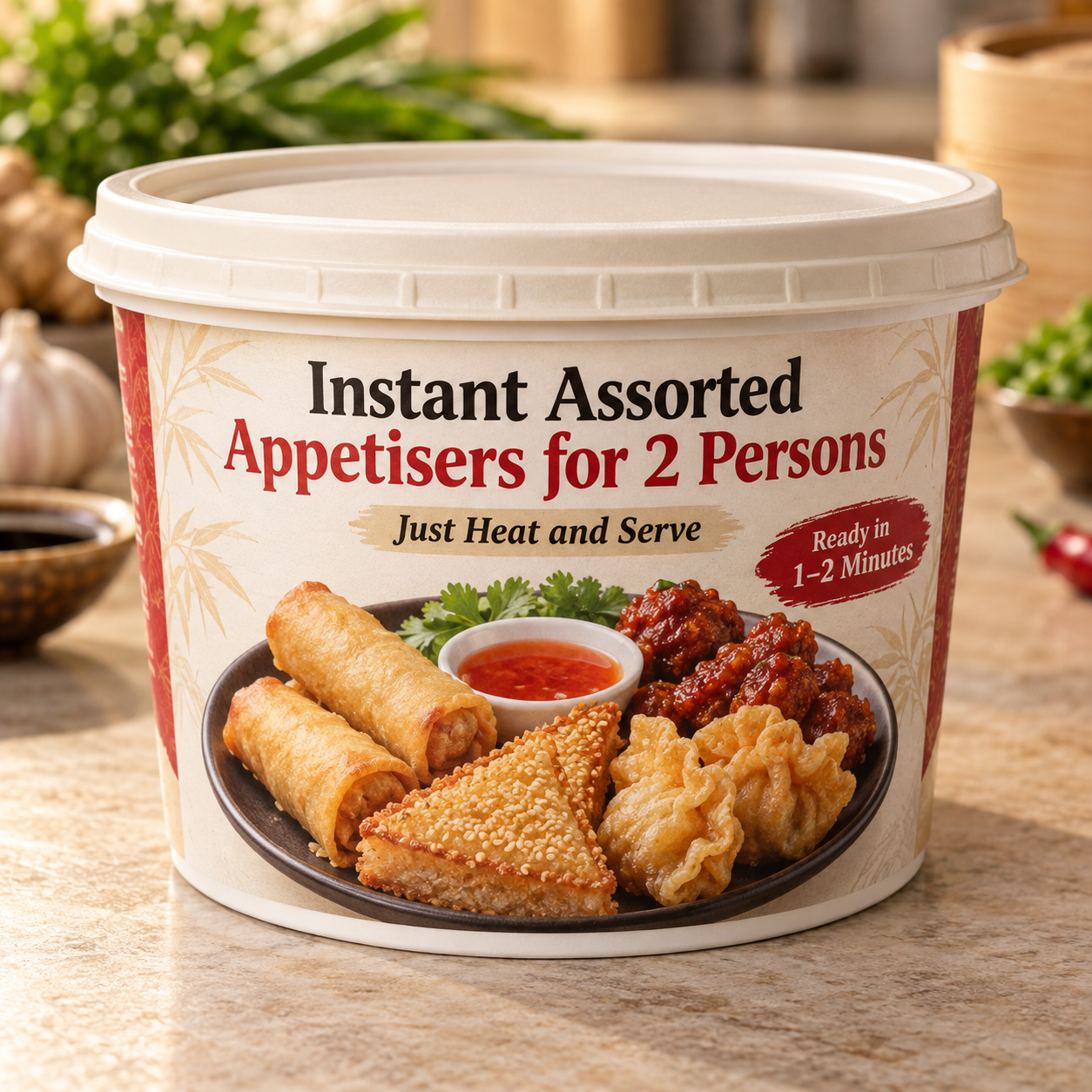 Instant Assorted Appetisers for 2 Persons