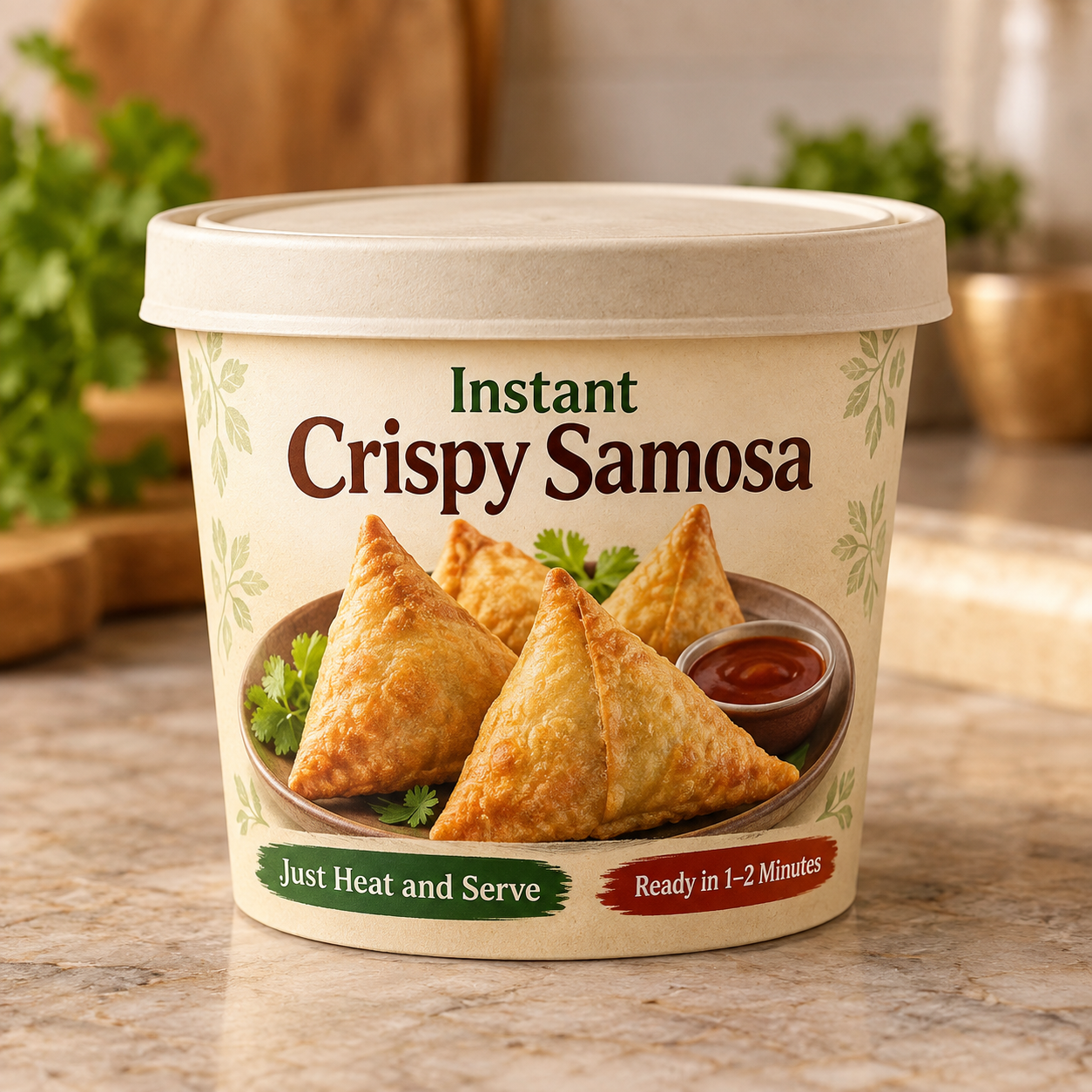 Instant Crispy Samosa