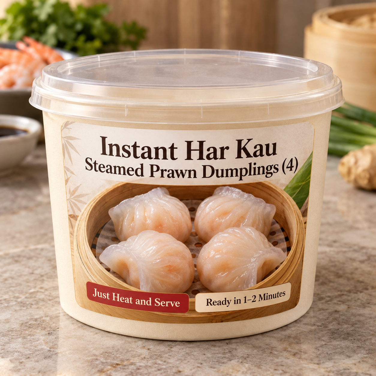 Instant Har Kau Steamed Prawn Dumplings (4)