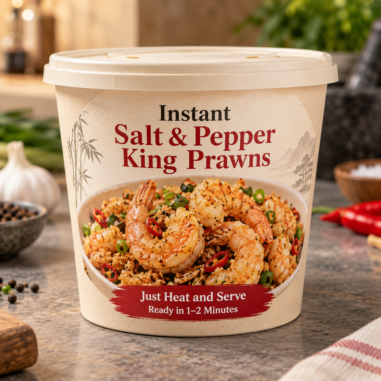 Instant Salt & Pepper King Prawns