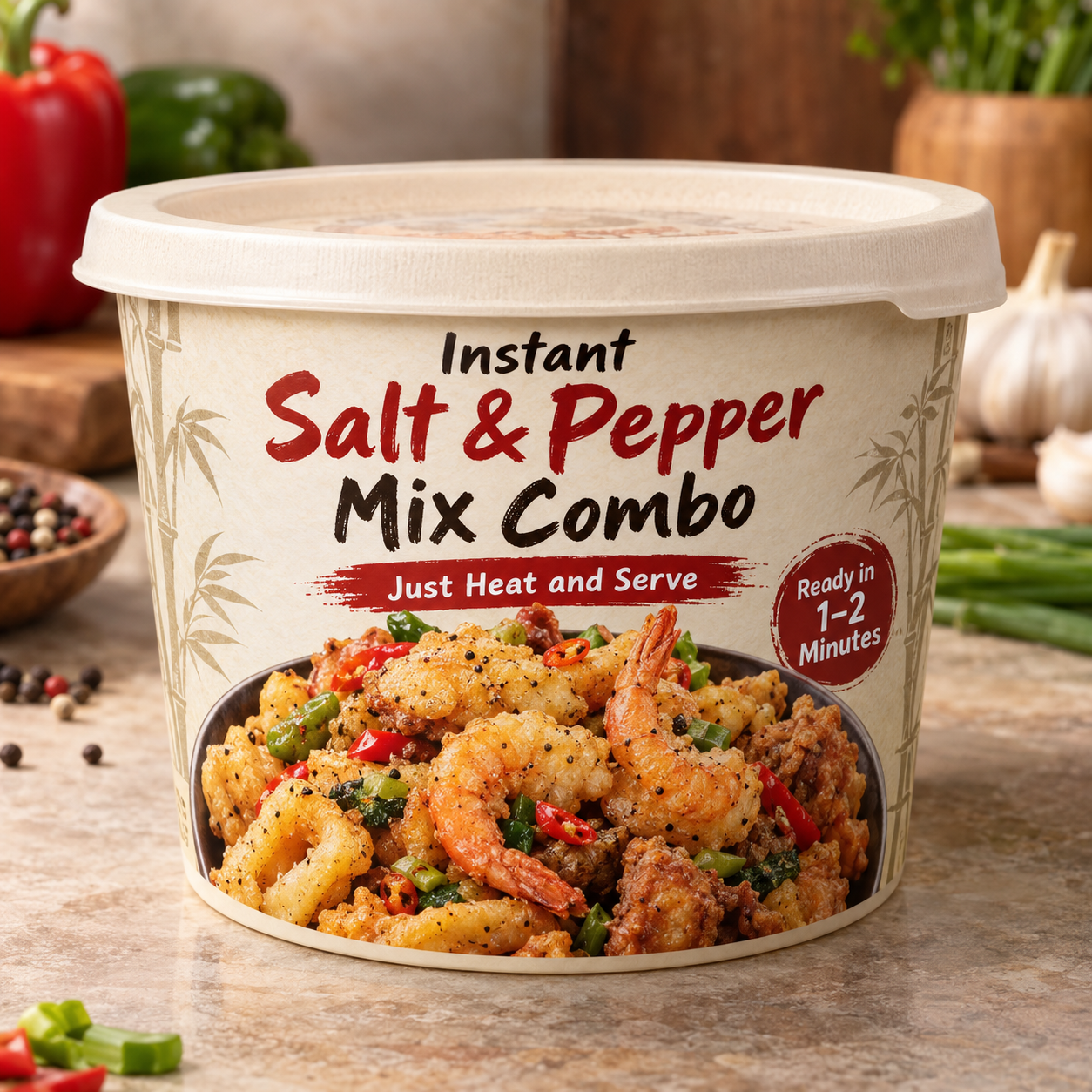 Instant Salt & Pepper Mix Combo (Just Heat and Serve)