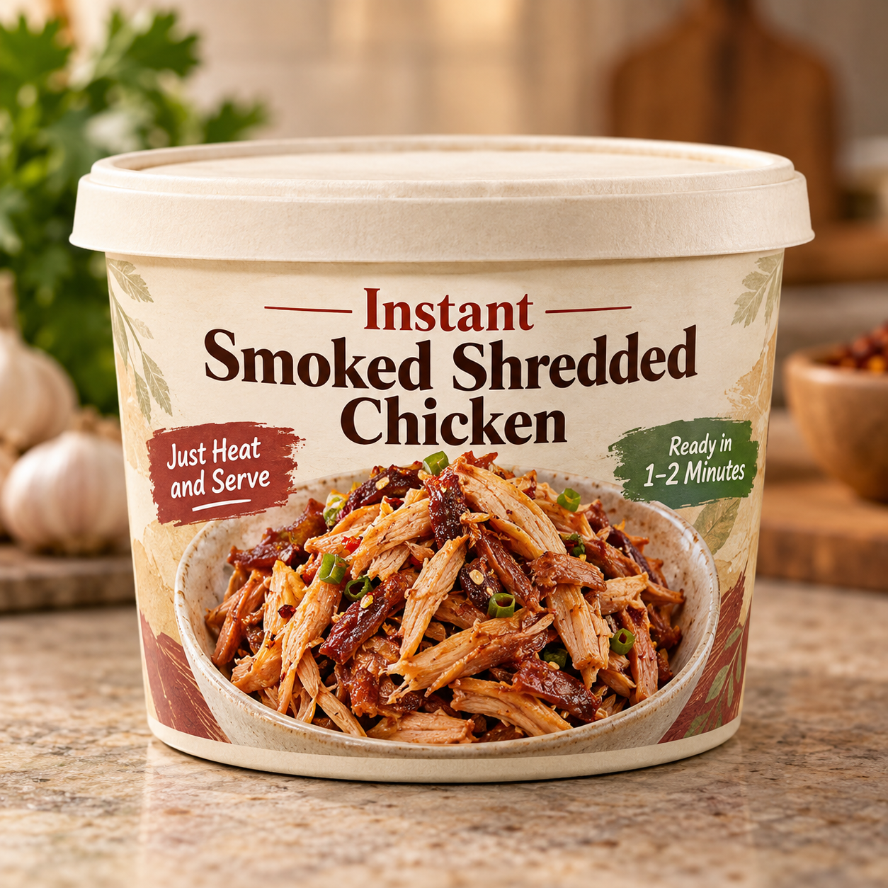 Instant Smoked Shredded Chicken